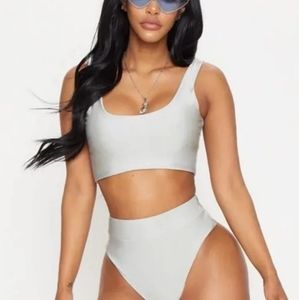 PrettyLittleThing Shape High Waist Bikini
